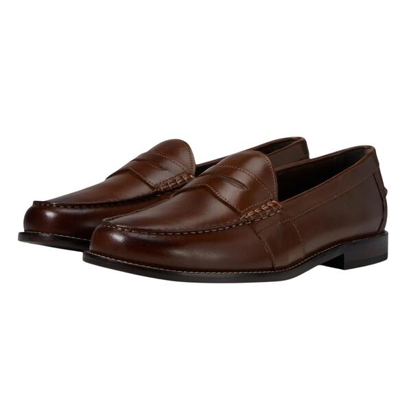 Nunn Bush Mens Noah Beef Roll Penny Loafers US 13 M Brown Leather GUC main image 12